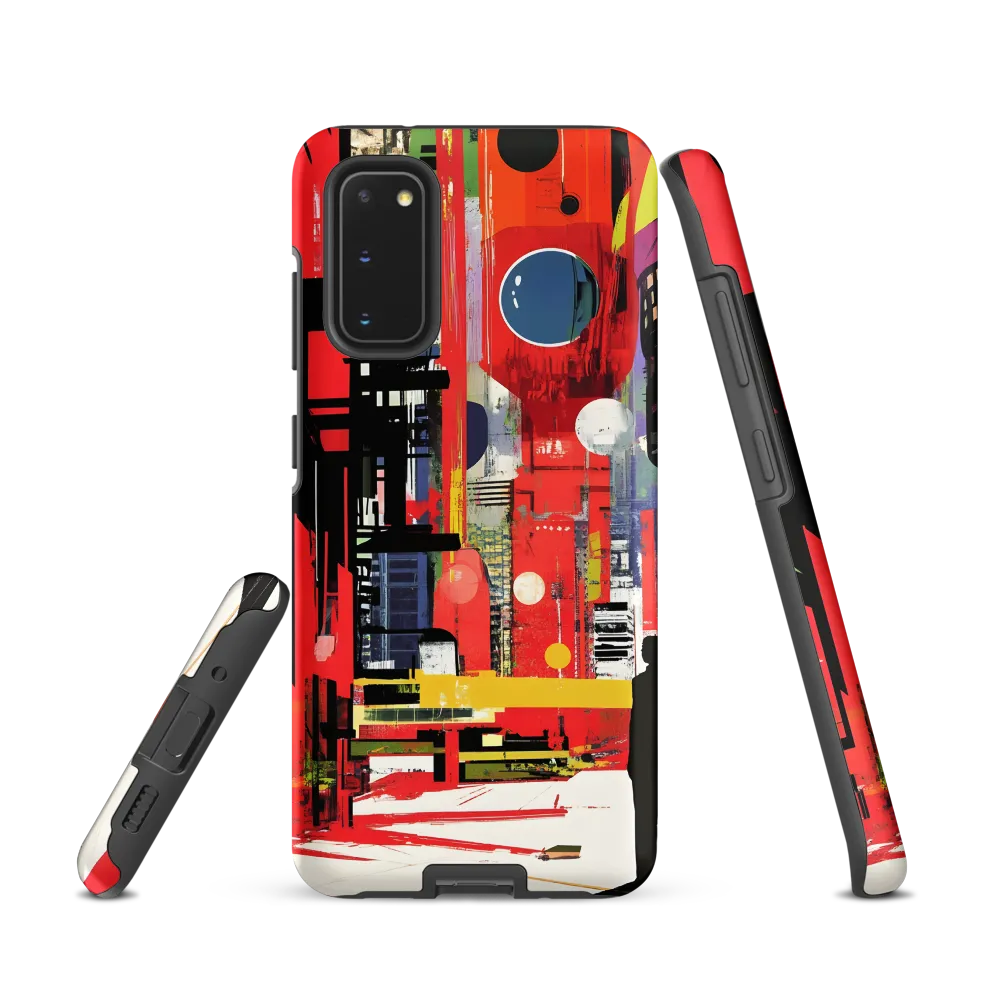 Urban Echoes: A Futuristic Reverie | Phone Case |  S20 | Tough Case | Matte