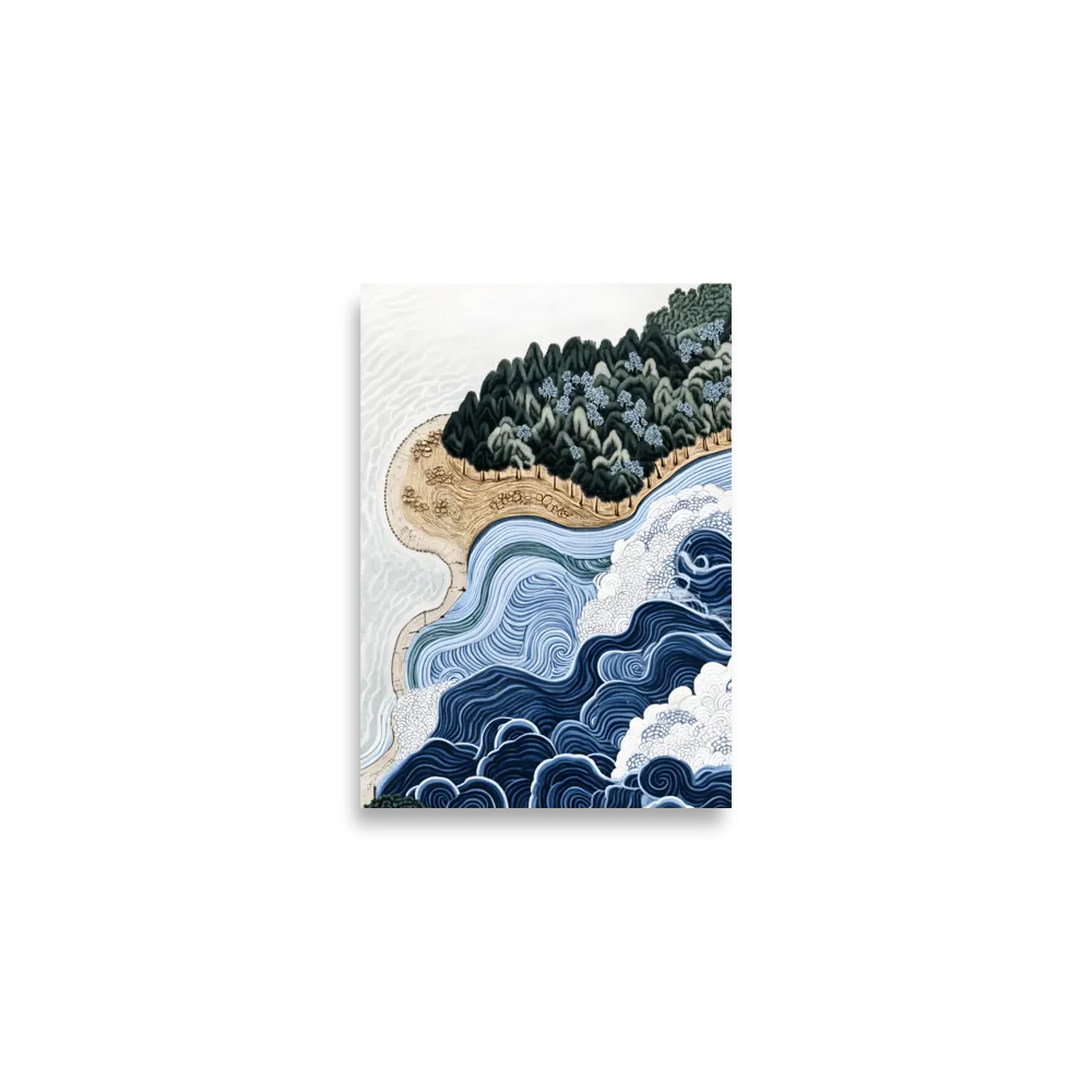 Oceanic Harmony: A Tranquil Landscape | Poster | A2 (16.5″×23.3″)