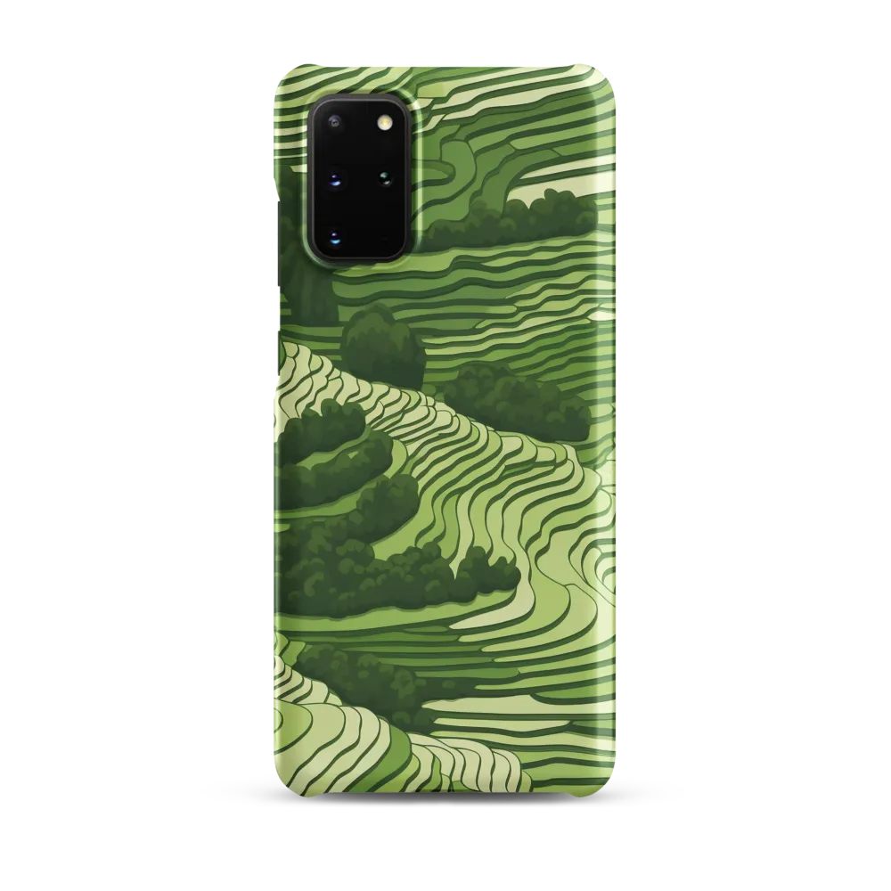 Waves of Green: An Abstract Landscape