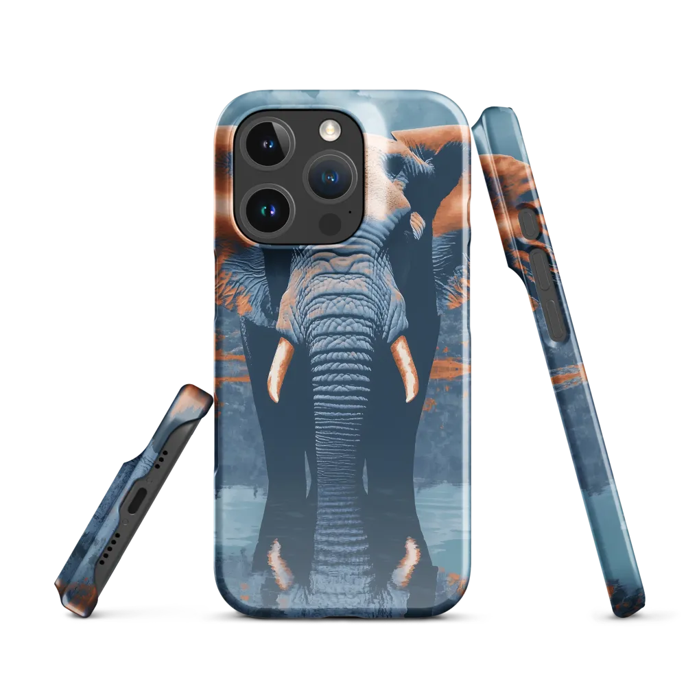 Majestic Reflection: The Elephant's Serenade