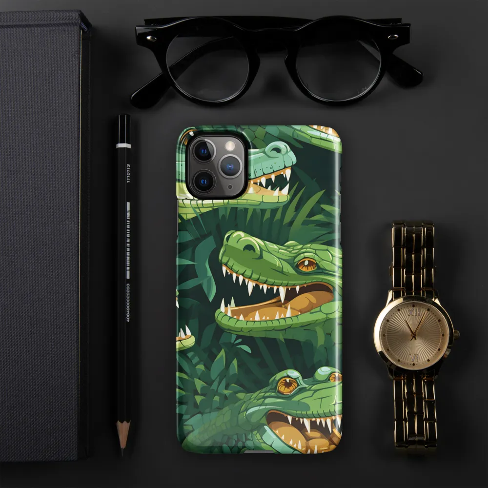 Fierce Crocodilian Medley | Phone Case |  11 Pro Max | Snap Case | Glossy