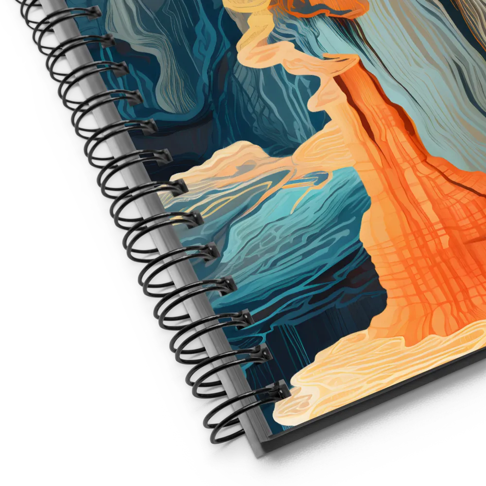 Ethereal Canyon Dreamscape | Spiral Notebook