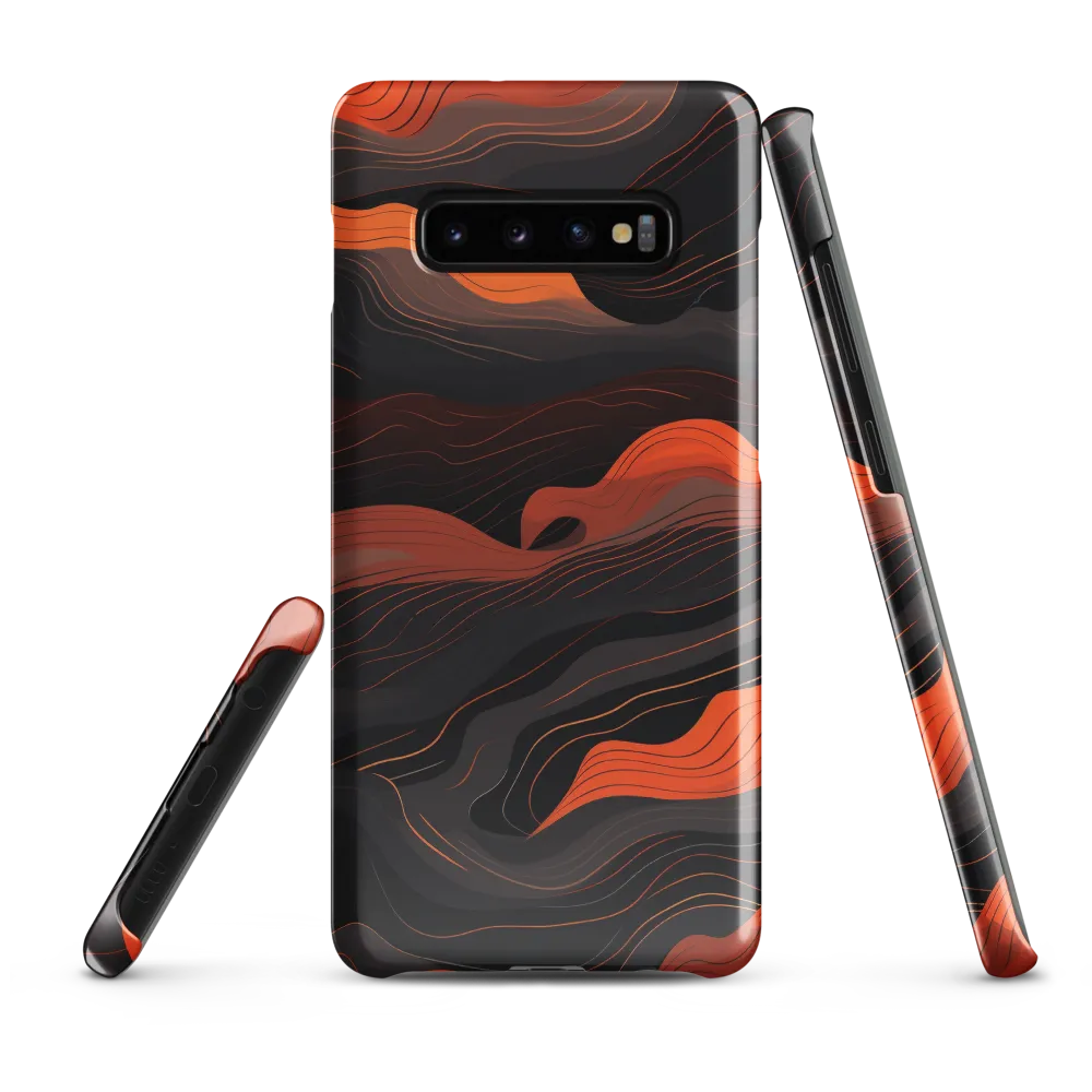 Dynamic Waves of Color | Phone Case |  S10 Plus | Snap Case | Glossy