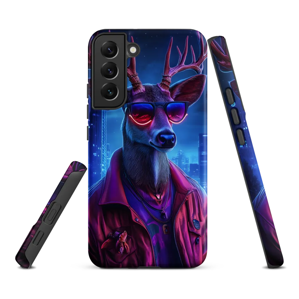 Urban Serenade: The Cool Deer | Phone Case |  S22 Plus | Tough Case | Matte