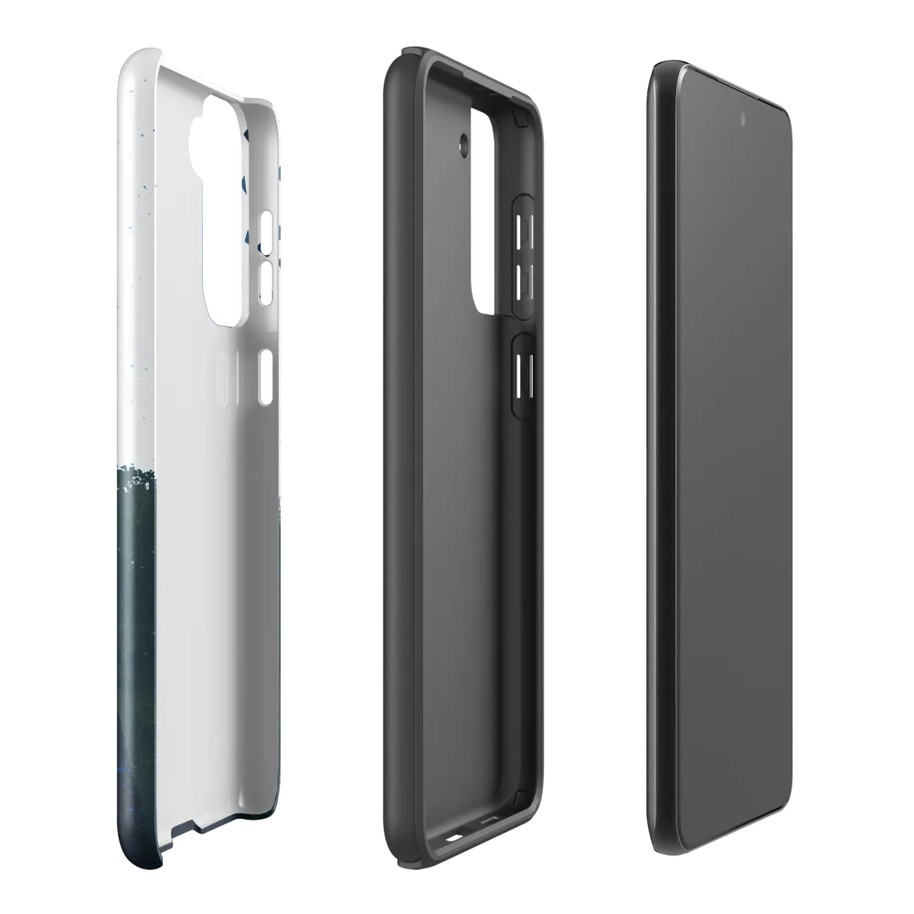 Blue Contemplation | Phone Case |  S21 Plus | Tough Case | Glossy