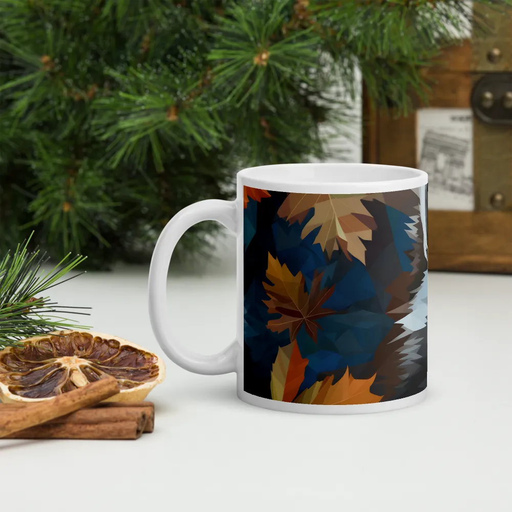 Whispers of Autumn: The Raccoon's Gaze | Mugs | Multiple Sizes & Colors