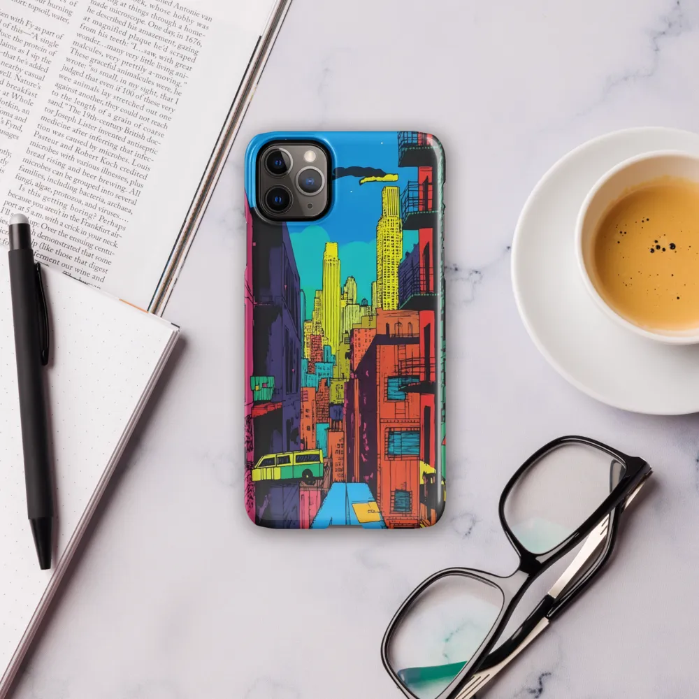 Urban Vibrance: A Pop Art Cityscape | Phone Case |  11 Pro Max | Snap Case | Glossy