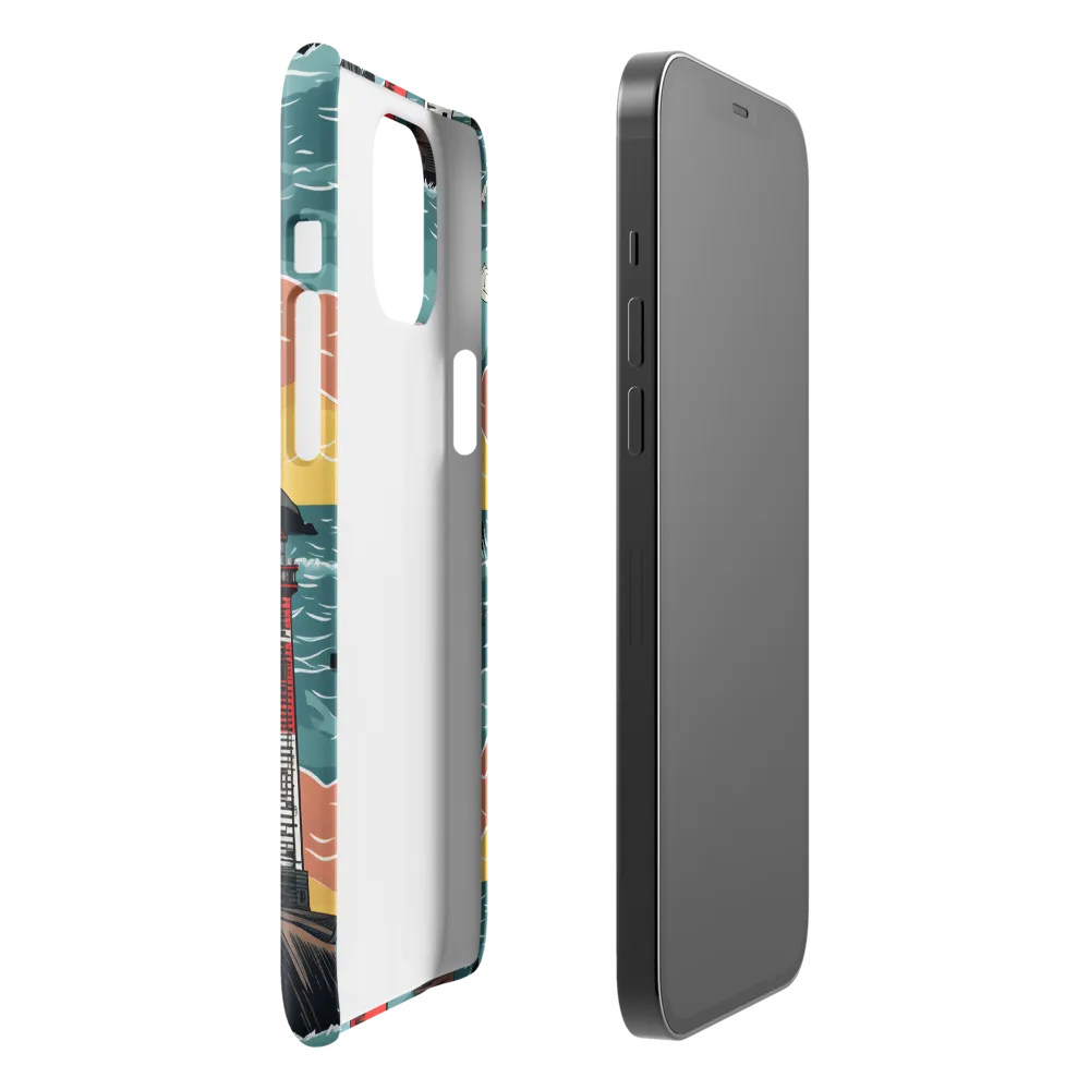 Lighthouses in a Whimsical Ocean | Phone Case |  12 Pro Max | Snap Case | Glossy