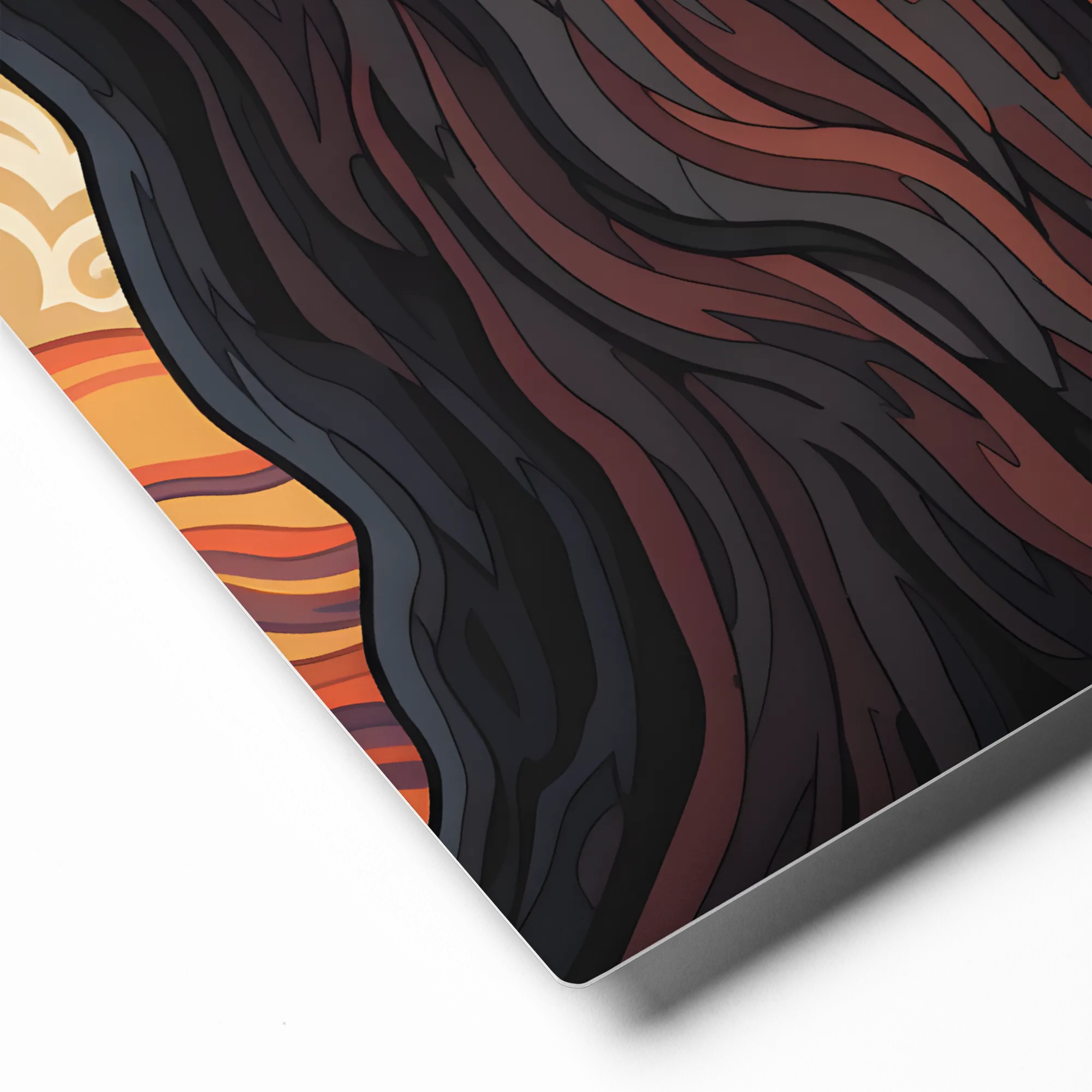 Woodpecker at Dusk 
 Metal Print | 12″x 12″