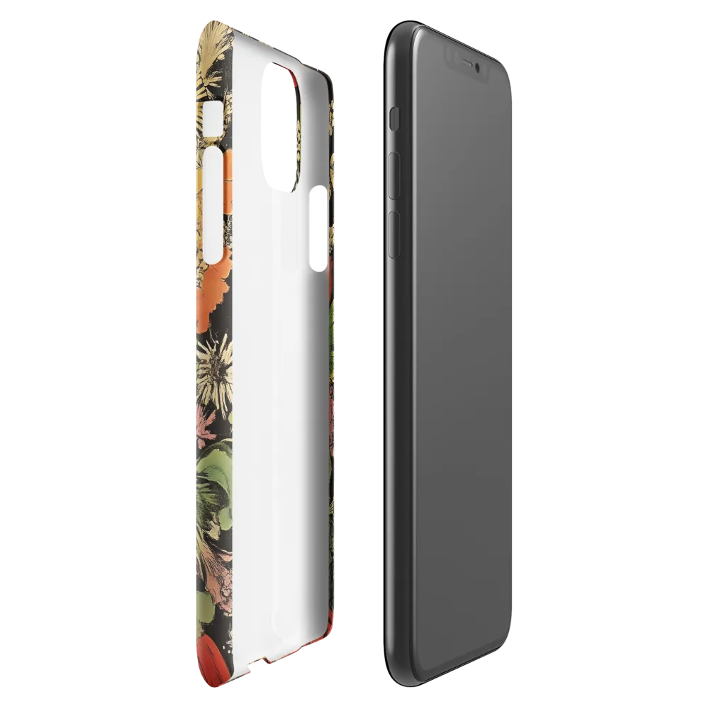 Floral Whimsy: A Portrait of Nature's Embrace | Phone Case |  11 Pro Max | Snap Case | Glossy