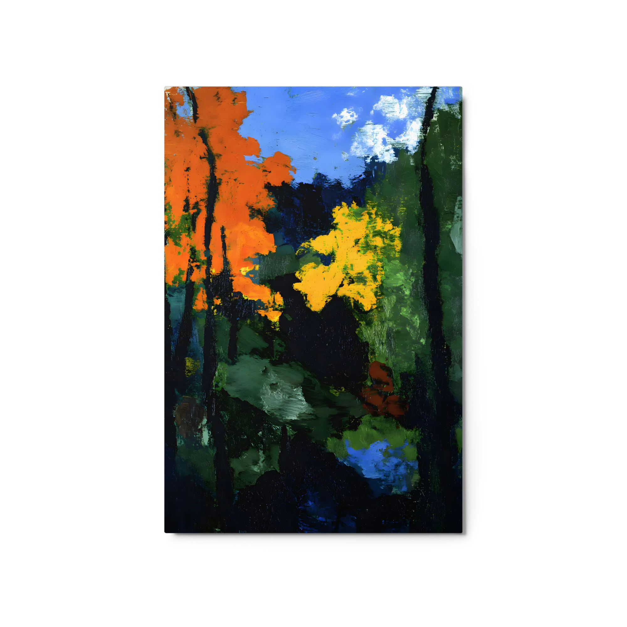 Autumnal Forest Impression 
 Metal Print | 20″x 30″