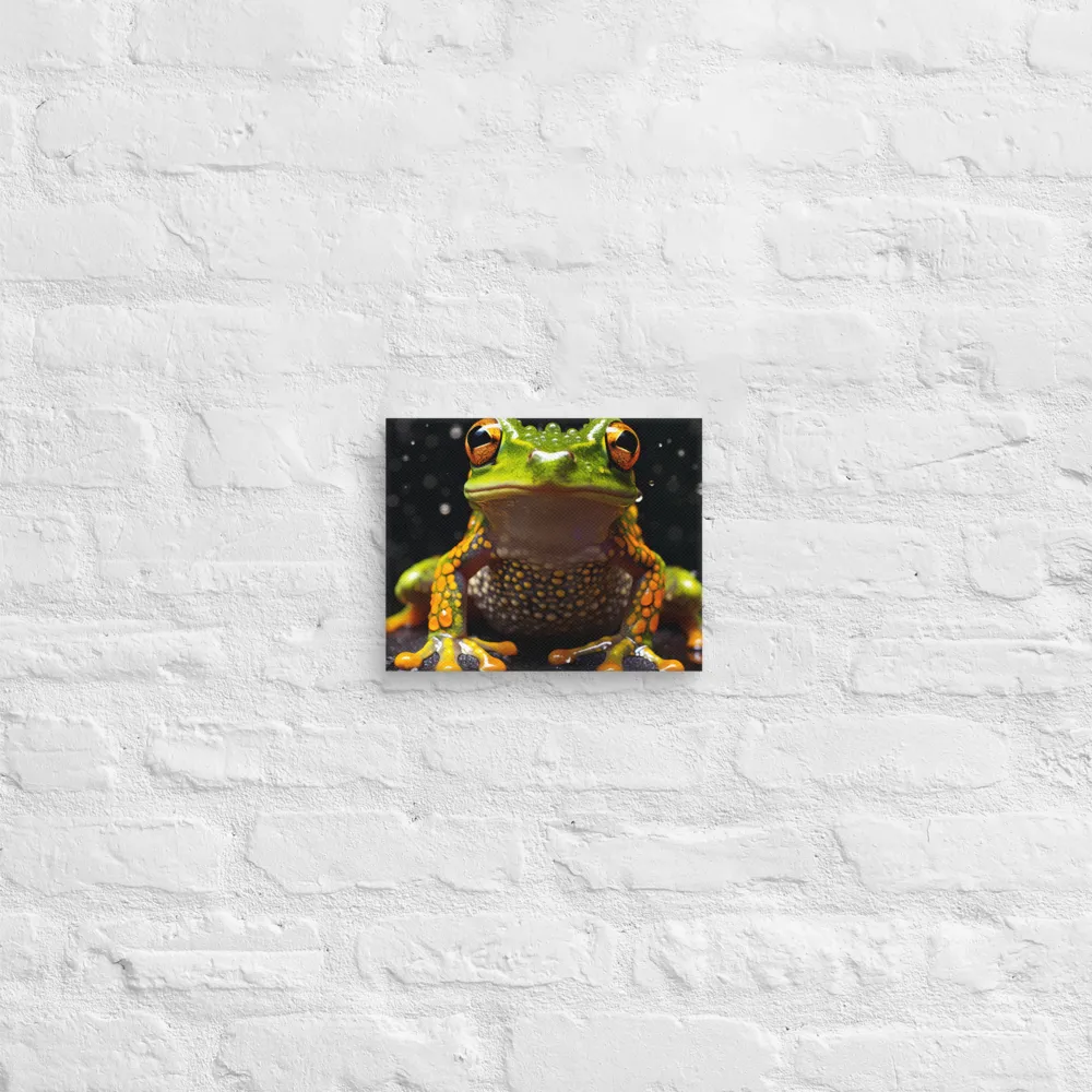 Emerald Elegance: The Frog in Focus