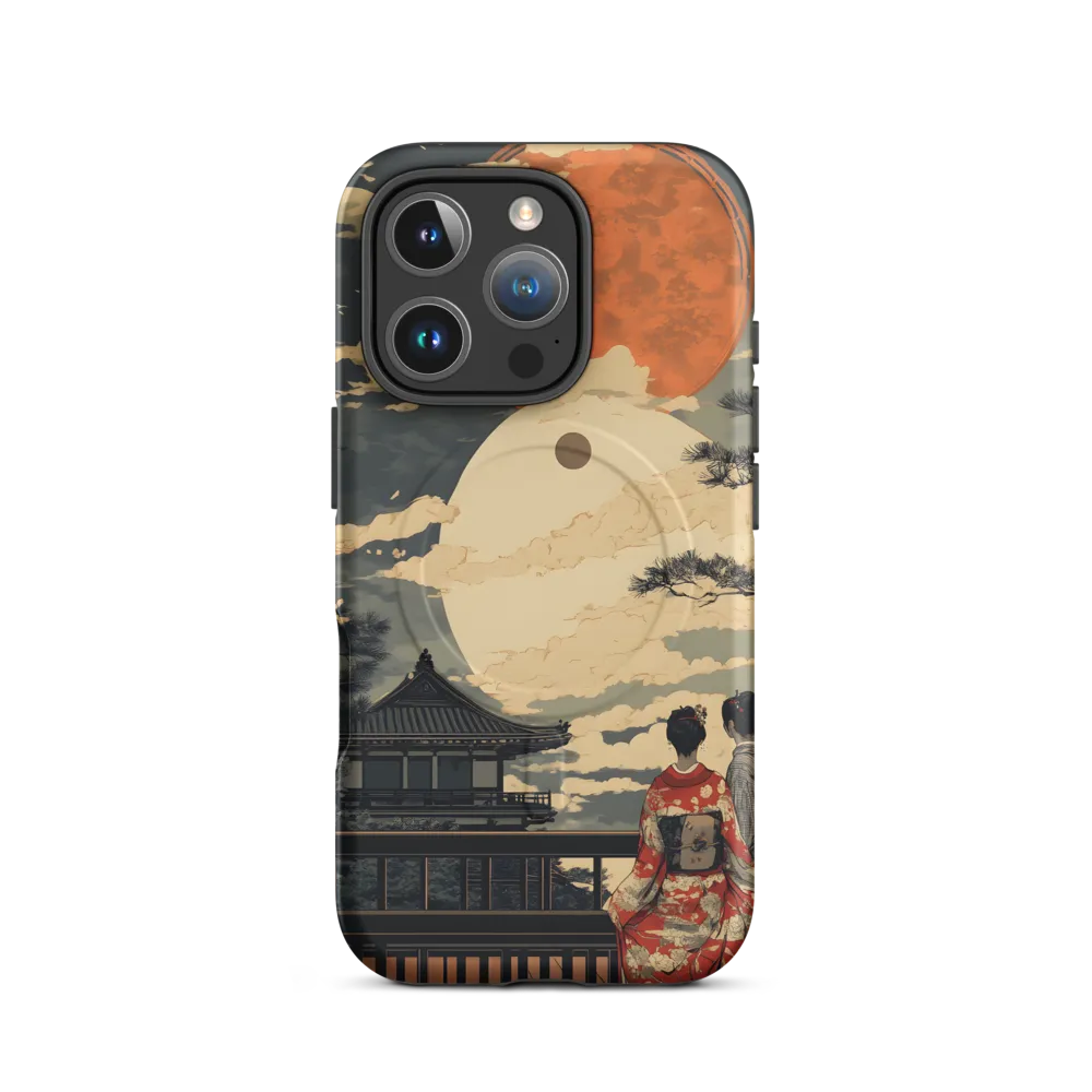 Under the Embrace of the Moon | Phone Case |  16 Pro | MagSafe® Tough Case | Matte