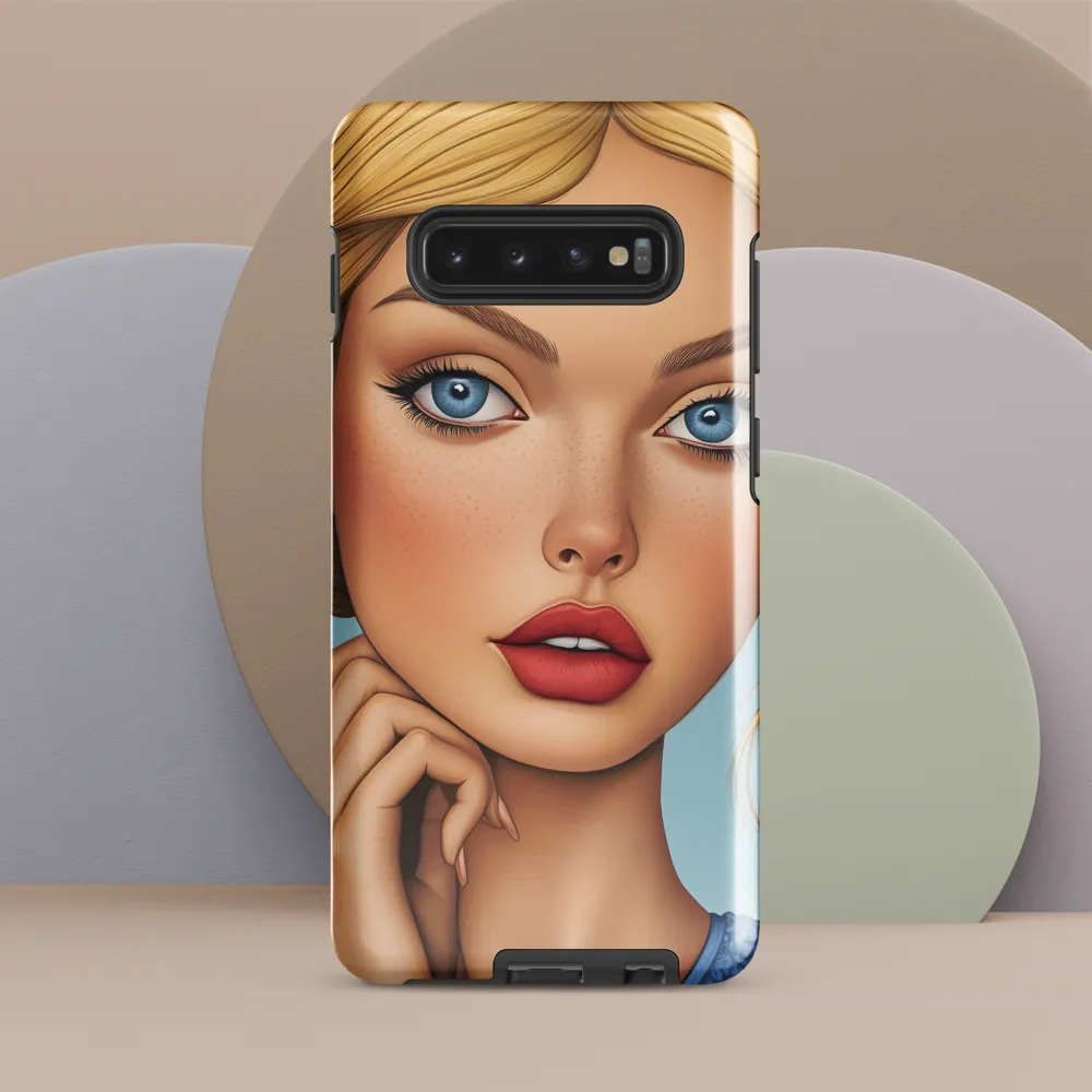 Serenity in Blue | Phone Case |  S10 Plus | Tough Case | Glossy