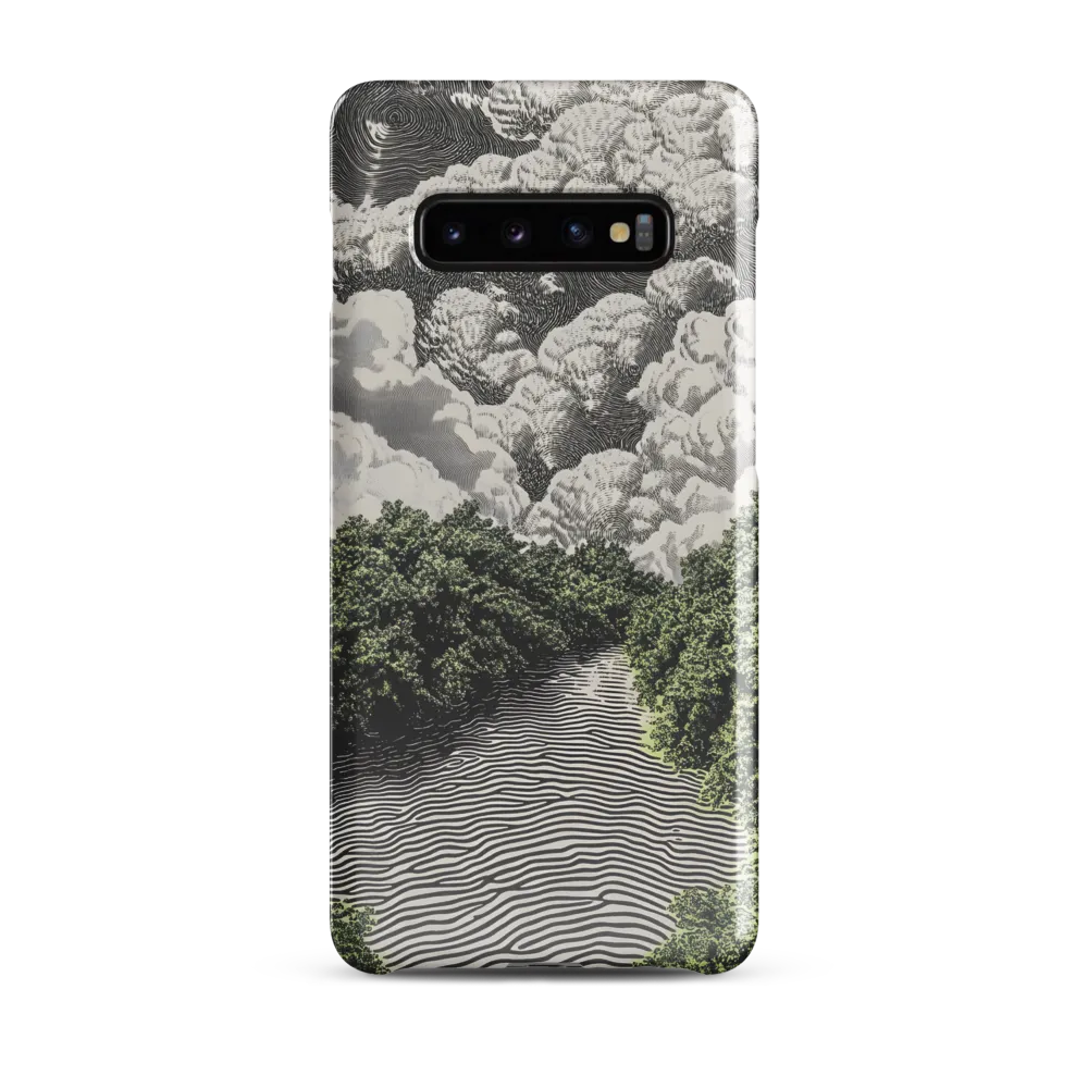 Waves of Serenity | Phone Case |  S10 Plus | Snap Case | Glossy