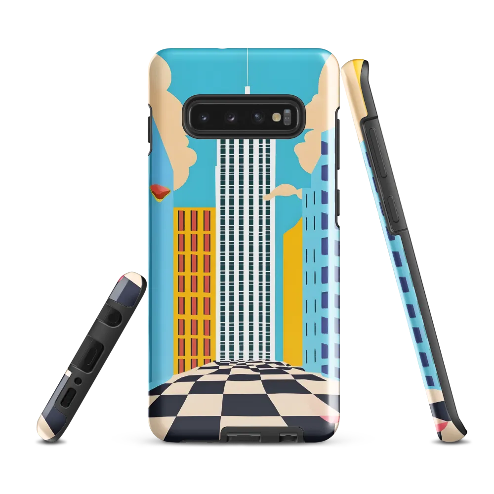 Vibrant Urban Dreamscape | Phone Case |  S10 Plus | Tough Case | Glossy