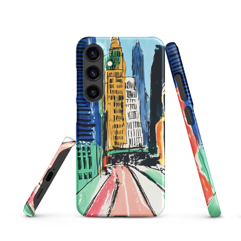 Urban Symphony in Color | Phone Case |  S24 | Snap Case | Matte