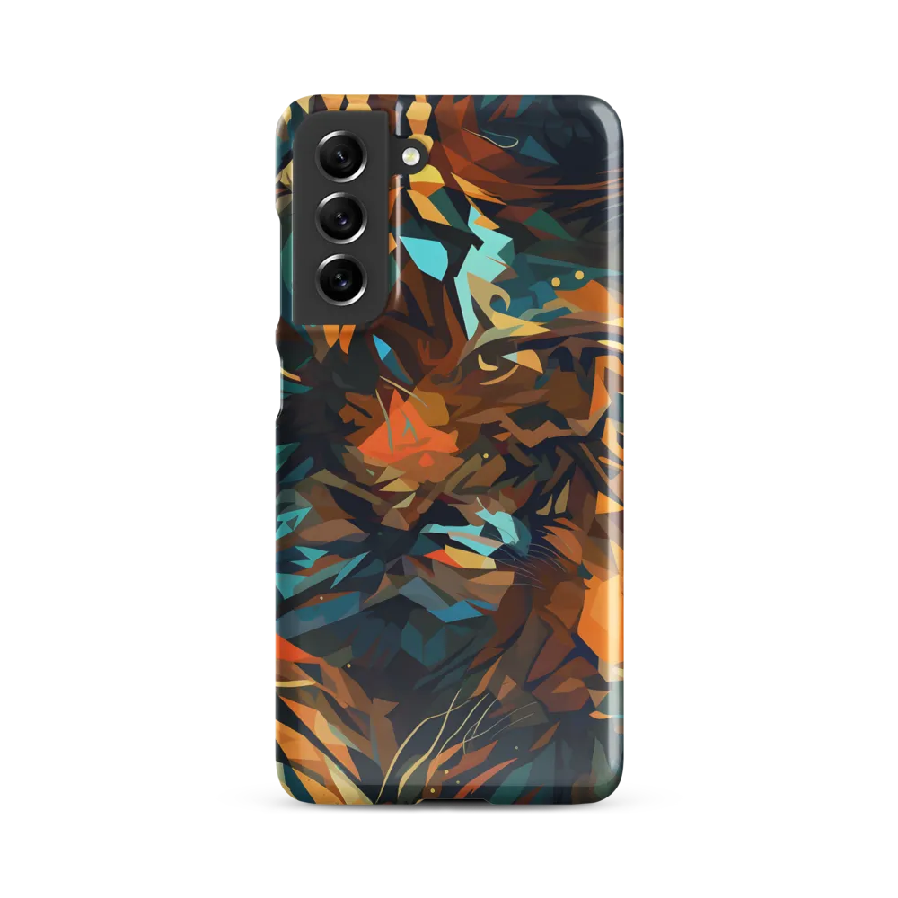 Wild Symphony: Abstract Tigers | Phone Case |  S21 FE | Snap Case | Glossy