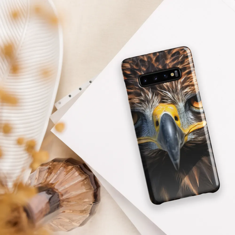 The Intensity of the Eagle | Phone Case |  S10 Plus | Snap Case | Glossy