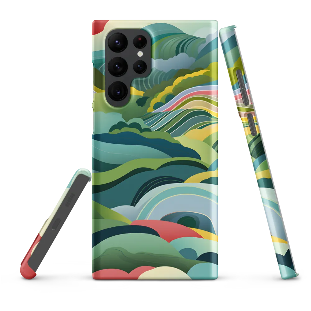 Waves of Serenity | Phone Case |  S22 Ultra | Snap Case | Matte