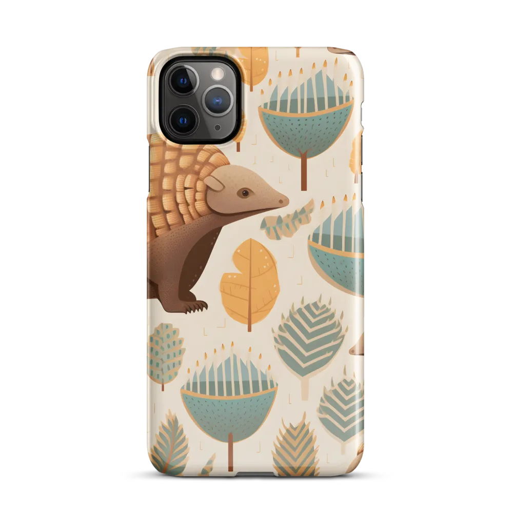 Pangolins in a Whimsical Habitat | Phone Case |  11 Pro Max | Snap Case | Glossy