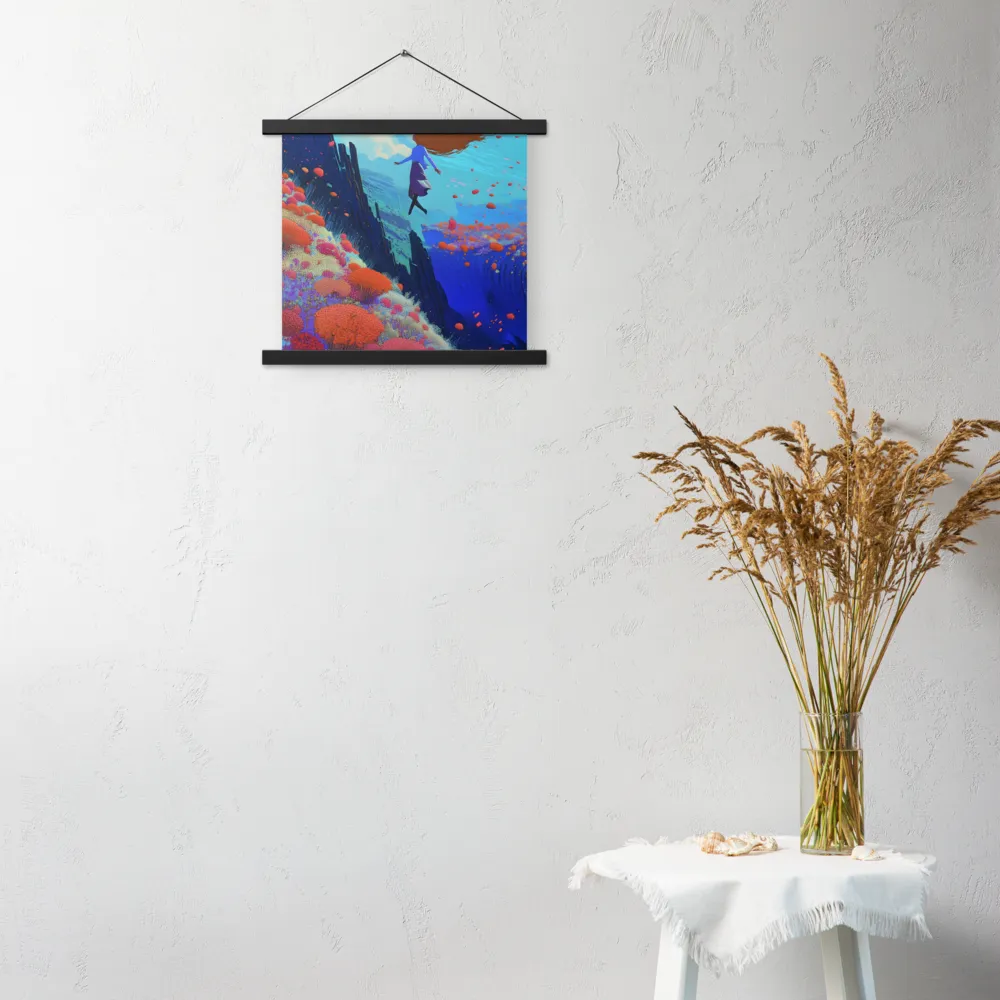 Whispers of Freedom | Poster With Black Wood Hanger | 14″×14″