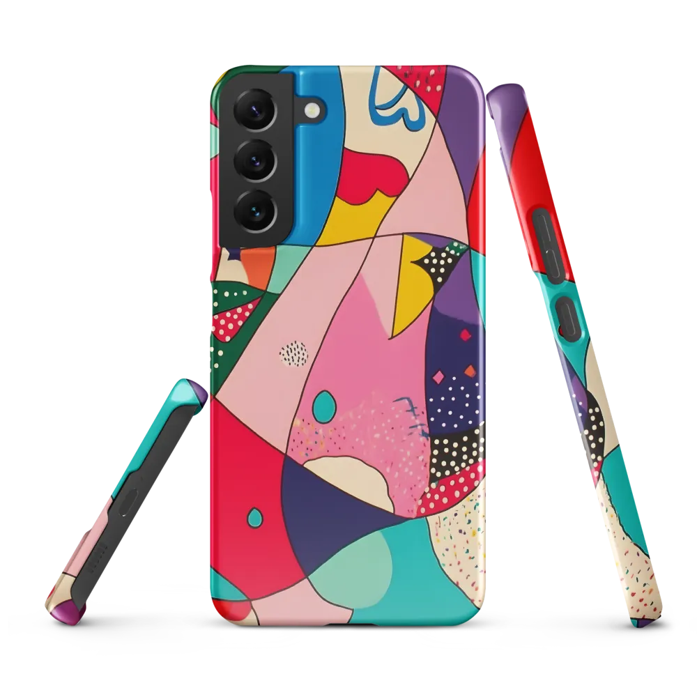 Playful Geometry in Color | Phone Case |  S22 Plus | Snap Case | Glossy
