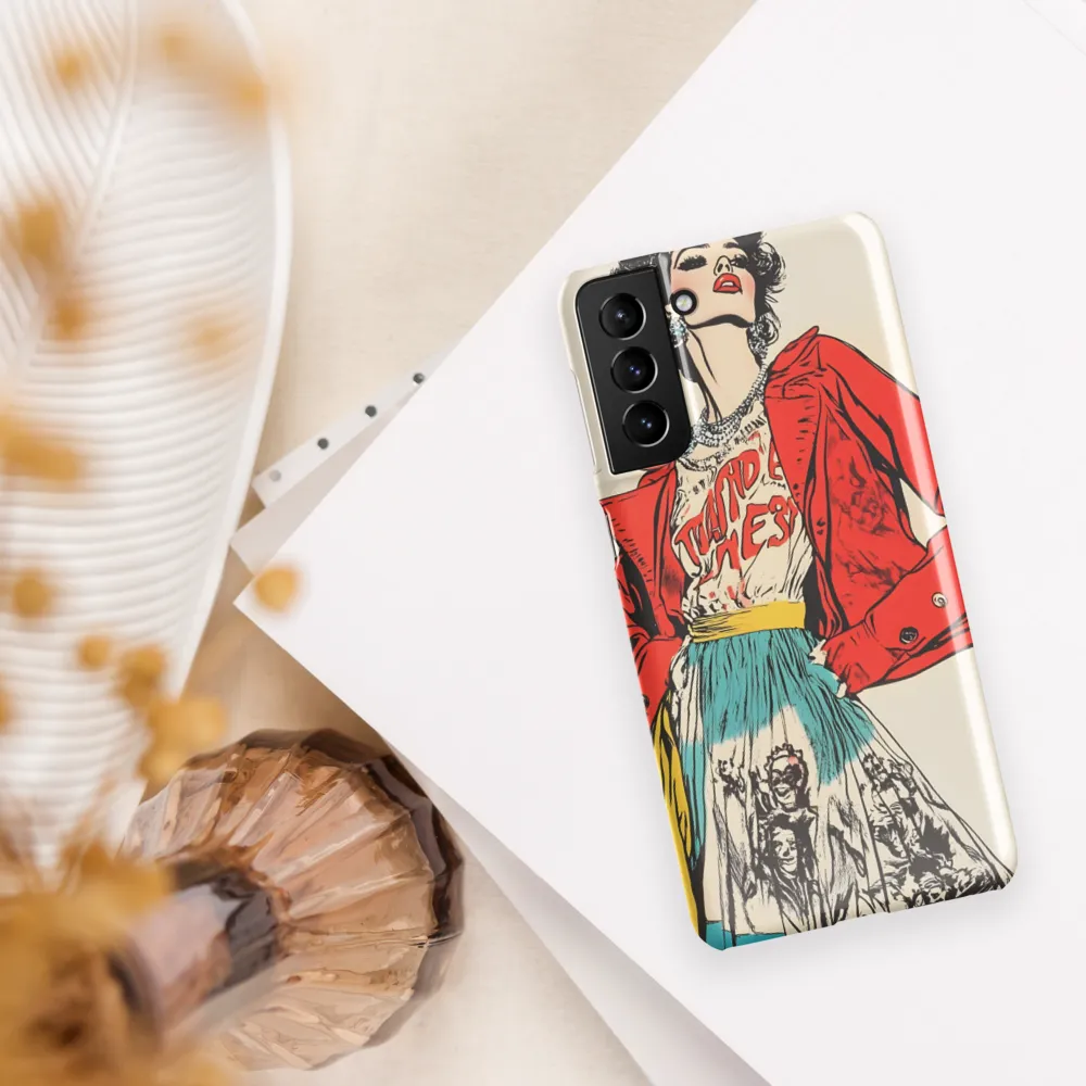 Vibrant Elegance: A Pop Art Fashion Statement