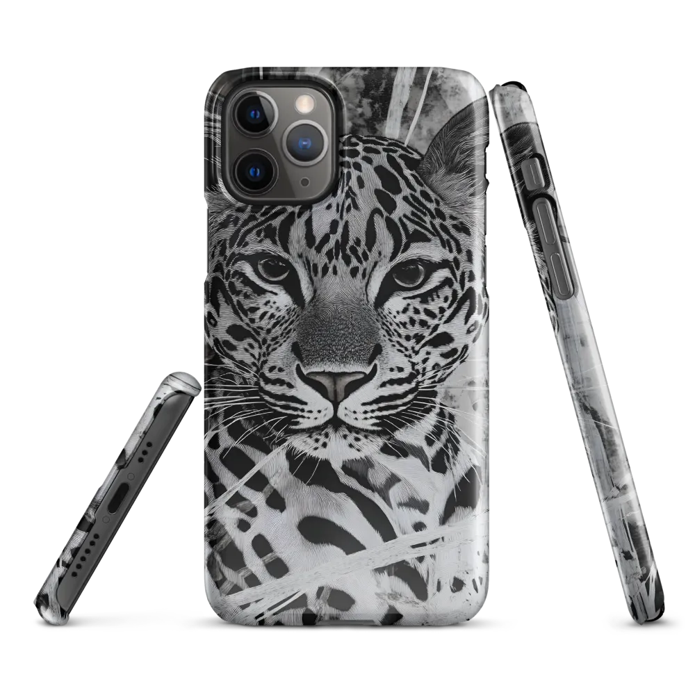 Majestic Gaze: The Leopard's Portrait | Phone Case |  11 Pro | Snap Case | Glossy