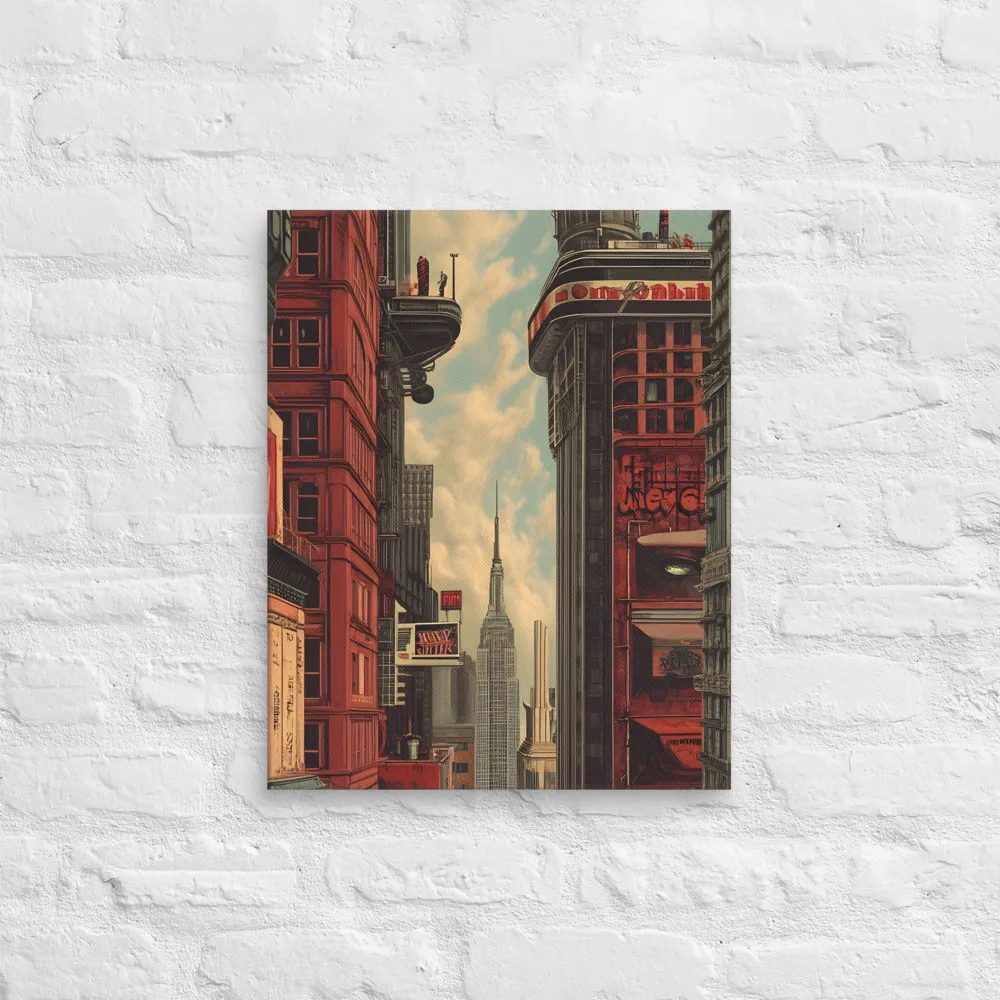 A Glimpse of Tomorrow: Urban Ambition | Canvas | 16″×20″