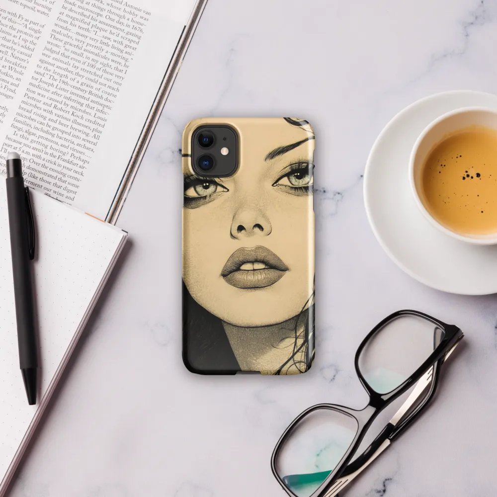 Enigmatic Gaze | Phone Case |  11 | Snap Case | Glossy
