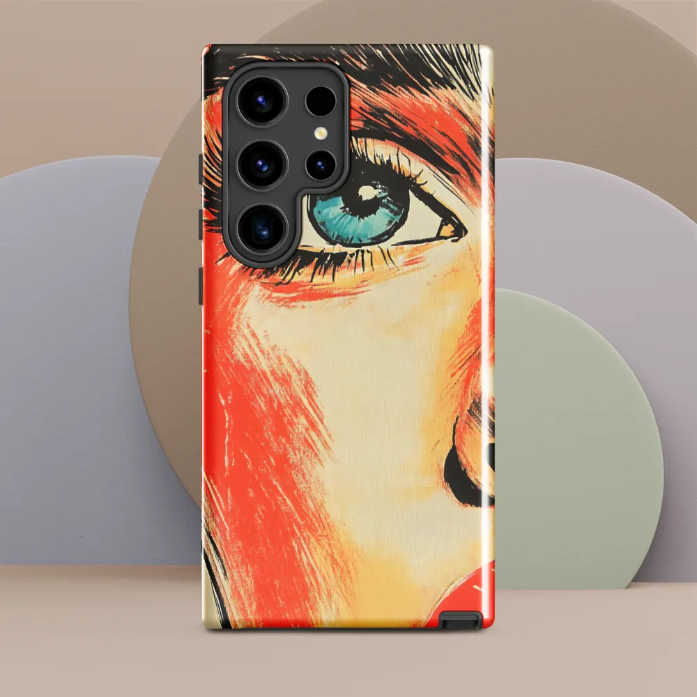 Intense Gaze: A Pop Art Portrait