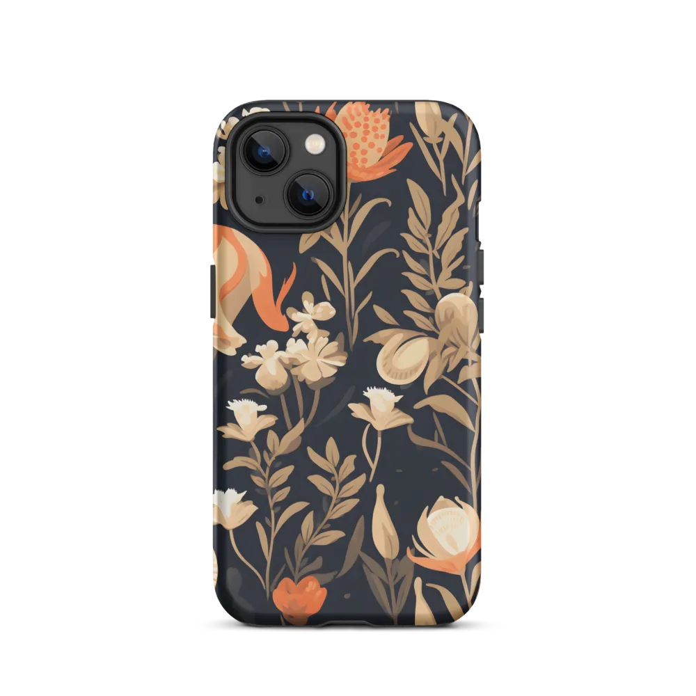 Floral Harmony: A Dance in the Dark