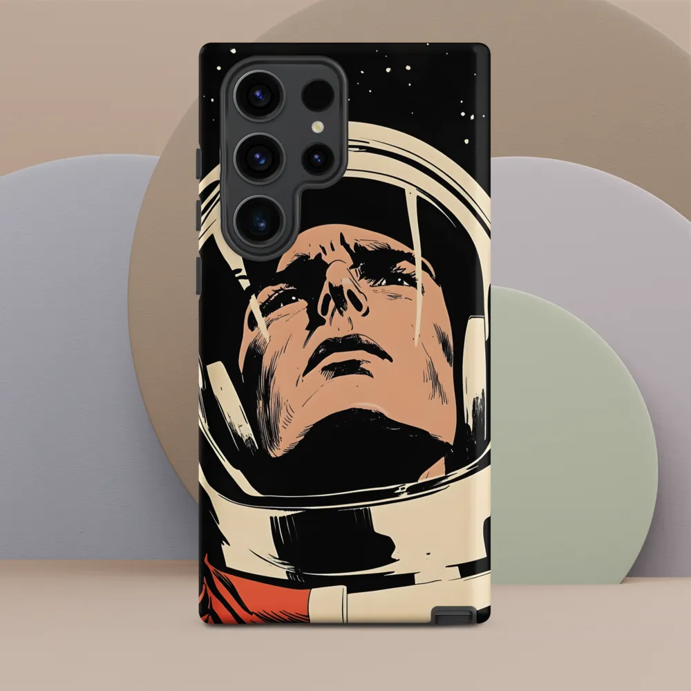 Gaze of the Astronaut | Phone Case |  S23 Ultra | Tough Case | Matte