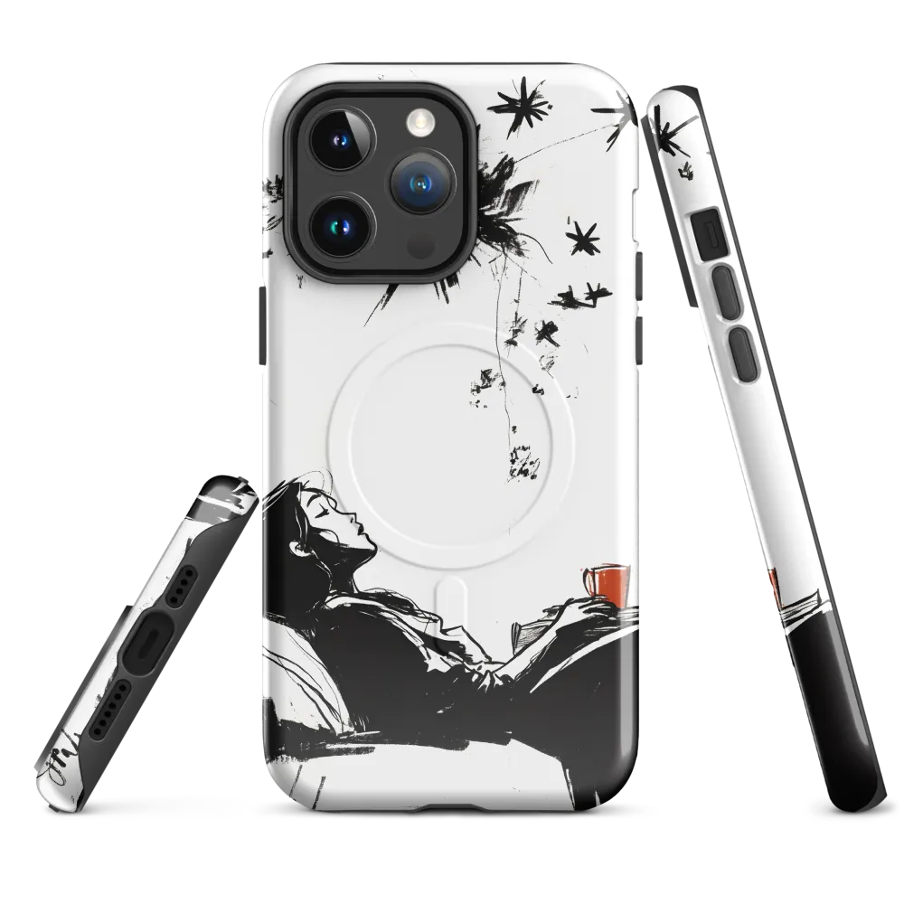 Contemplative Serenity | Phone Case |  14 Pro Max | MagSafe® Tough Case | Glossy