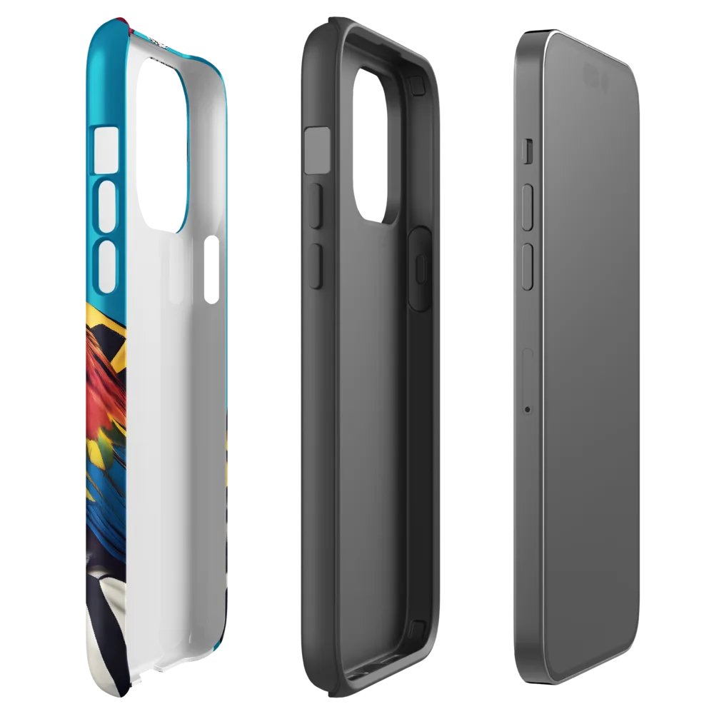 Vibrant Fusion of Flora and Fauna | Phone Case |  14 Pro Max | Tough Case | Glossy