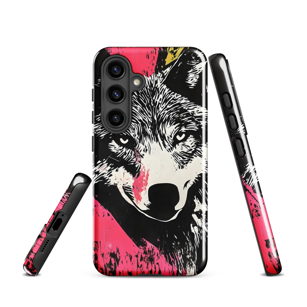 Intense Gaze of the Wolf