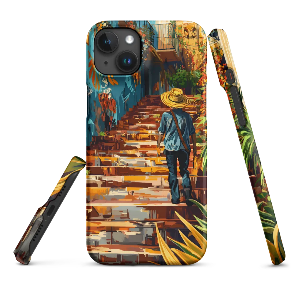 Steps to Adventure | Phone Case |  15 Plus | Snap Case | Matte