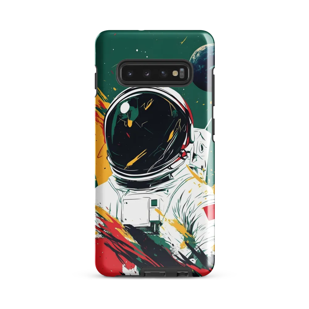 Galactic Explorer: A Modern Odyssey | Phone Case |  S10 Plus | Tough Case | Glossy