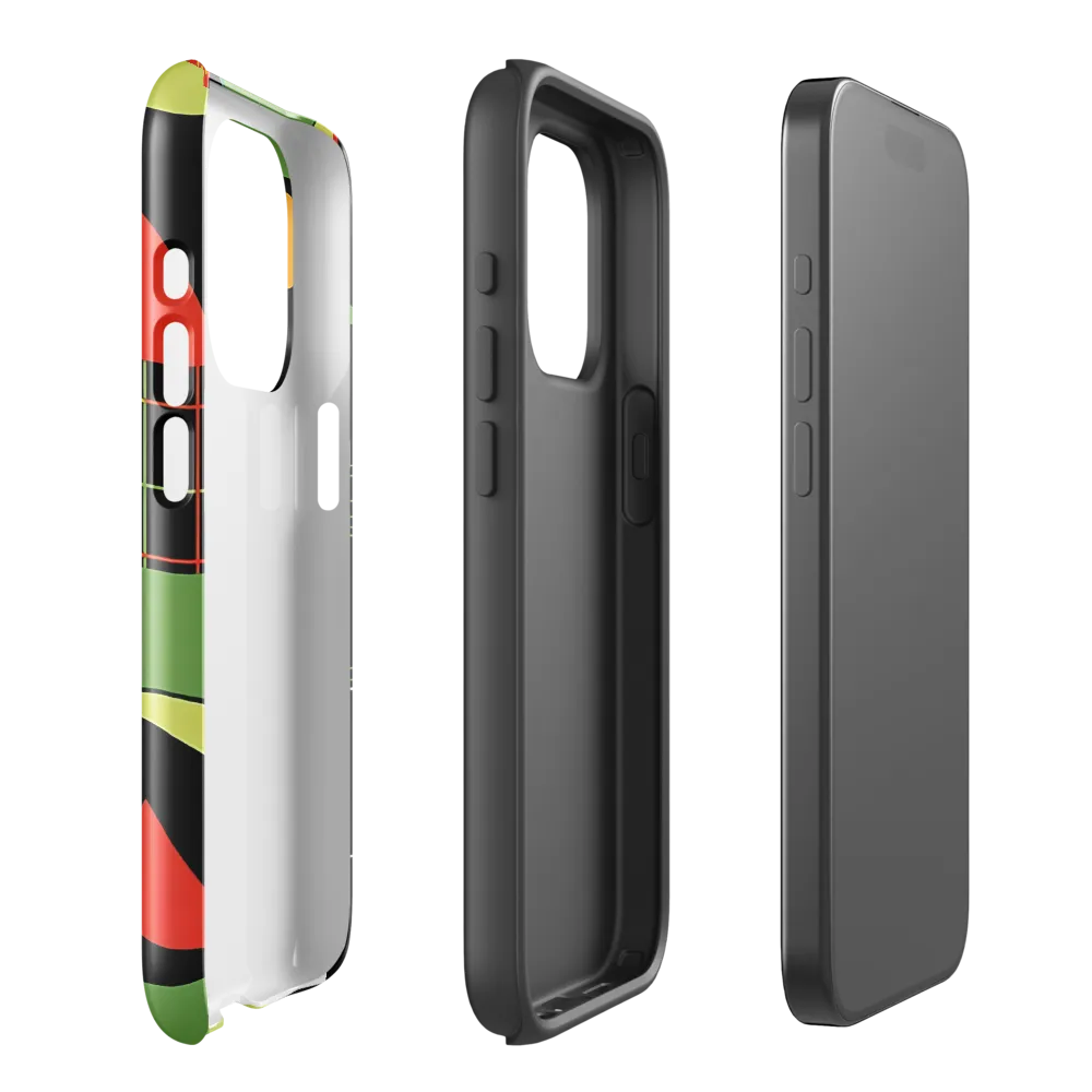 Geometric Harmony | Phone Case |  15 Pro | Tough Case | Glossy