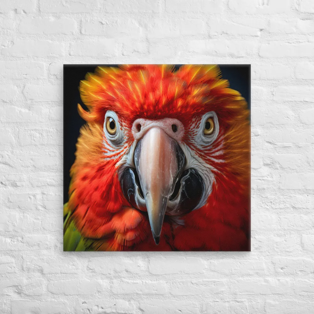 The Fiery Gaze of the Parrot