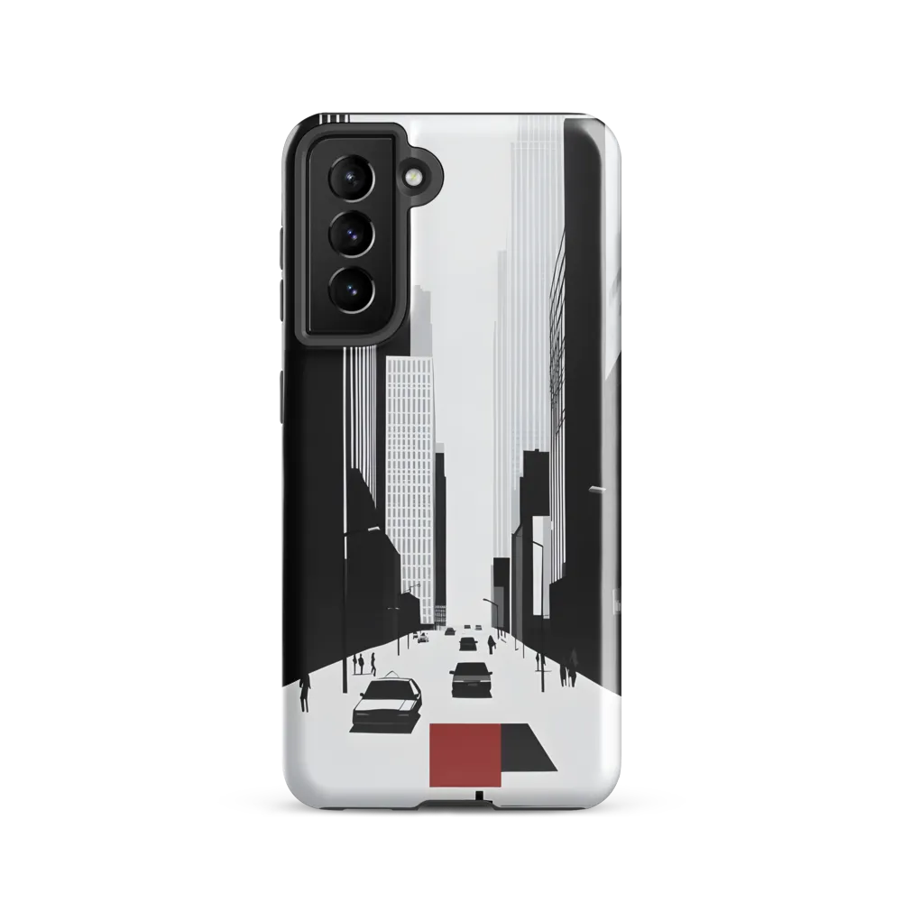 Urban Solitude: A Minimalistic Cityscape