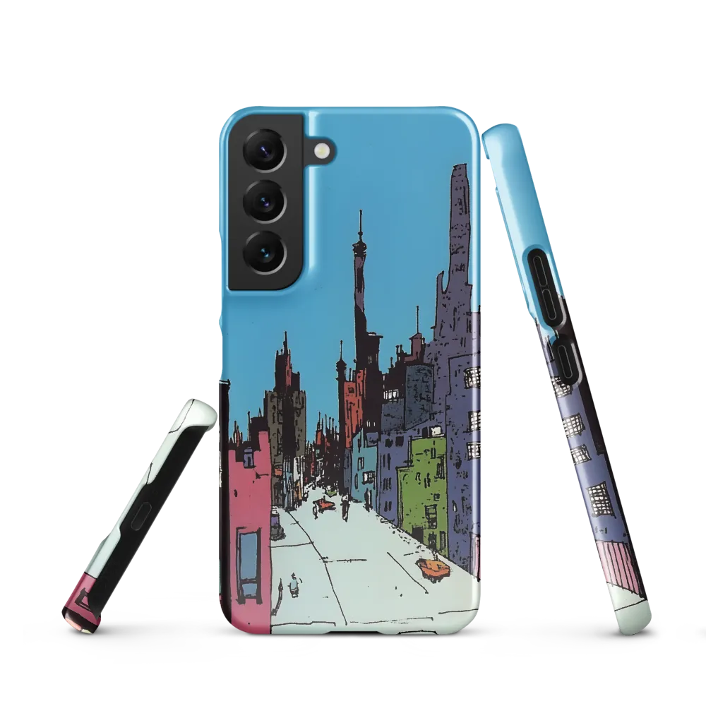 Vibrant Cityscape under the Moon