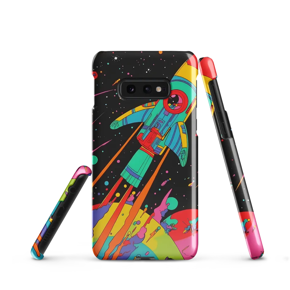 Cosmic Voyage: The Neon Lift-Off