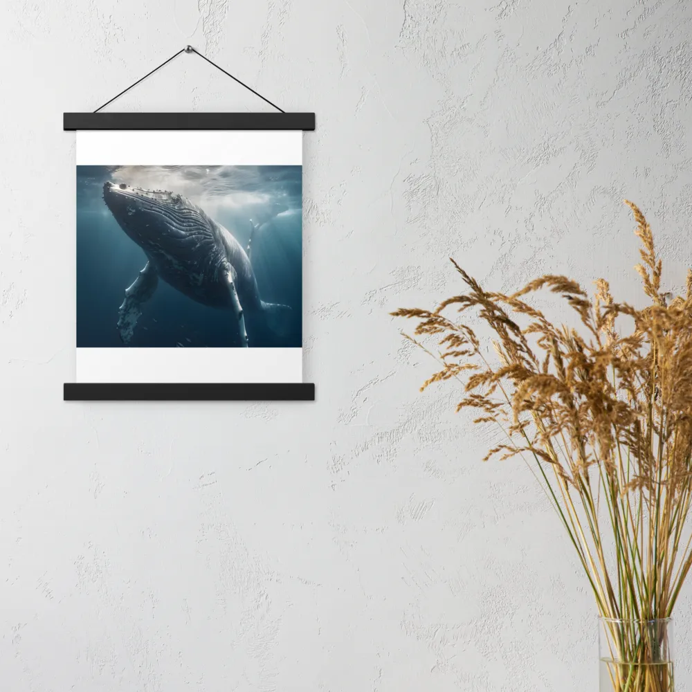 Graced by the Depths | Poster With Black Wood Hanger | 11″×14″