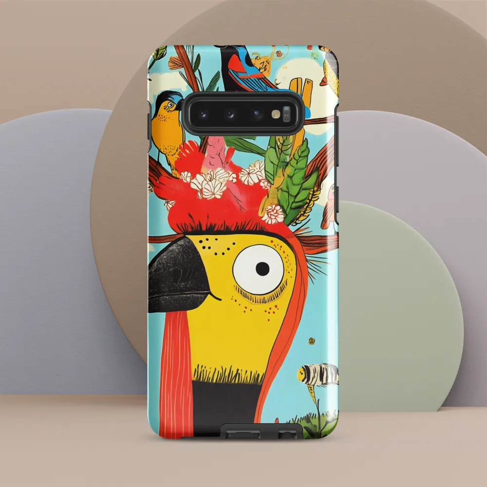 Harmony of Feathered Friends | Phone Case |  S10 Plus | Tough Case | Glossy