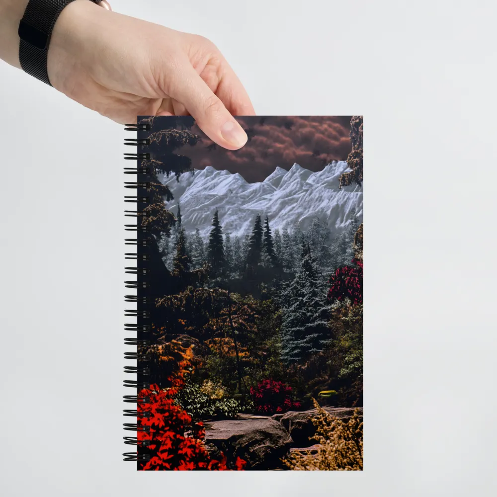 Mystical Mountain Reverie | Spiral Notebook