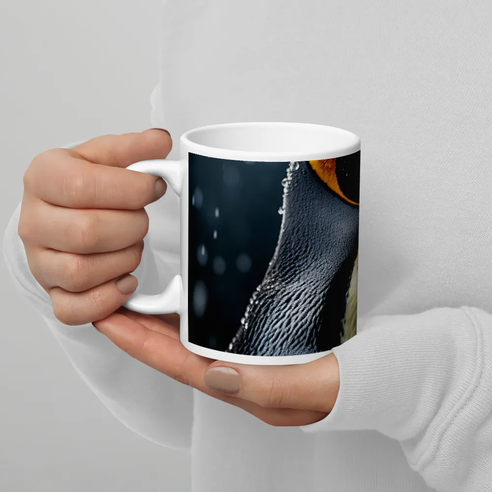 Majesty in the Snow: A Portrait of the Emperor Penguin | Mug with White inside | 11 oz