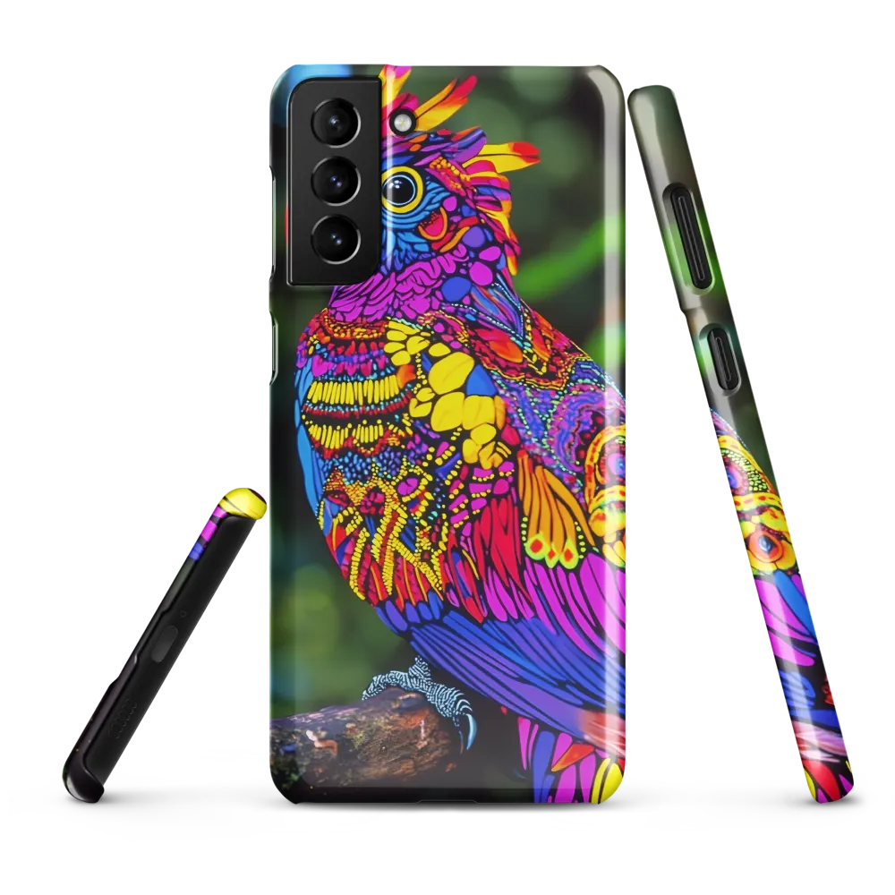 Vibrant Psychedelic Parrot