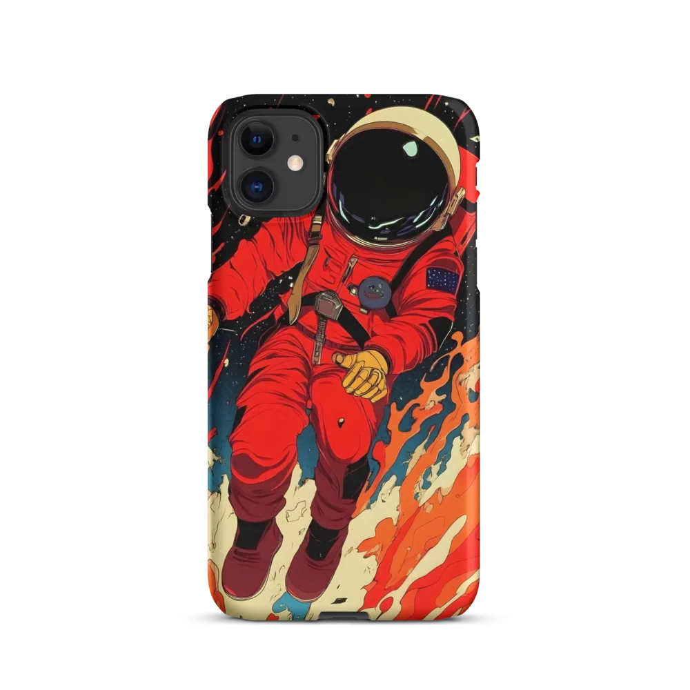 Cosmic Descent of the Astronaut | Phone Case |  11 | Snap Case | Matte
